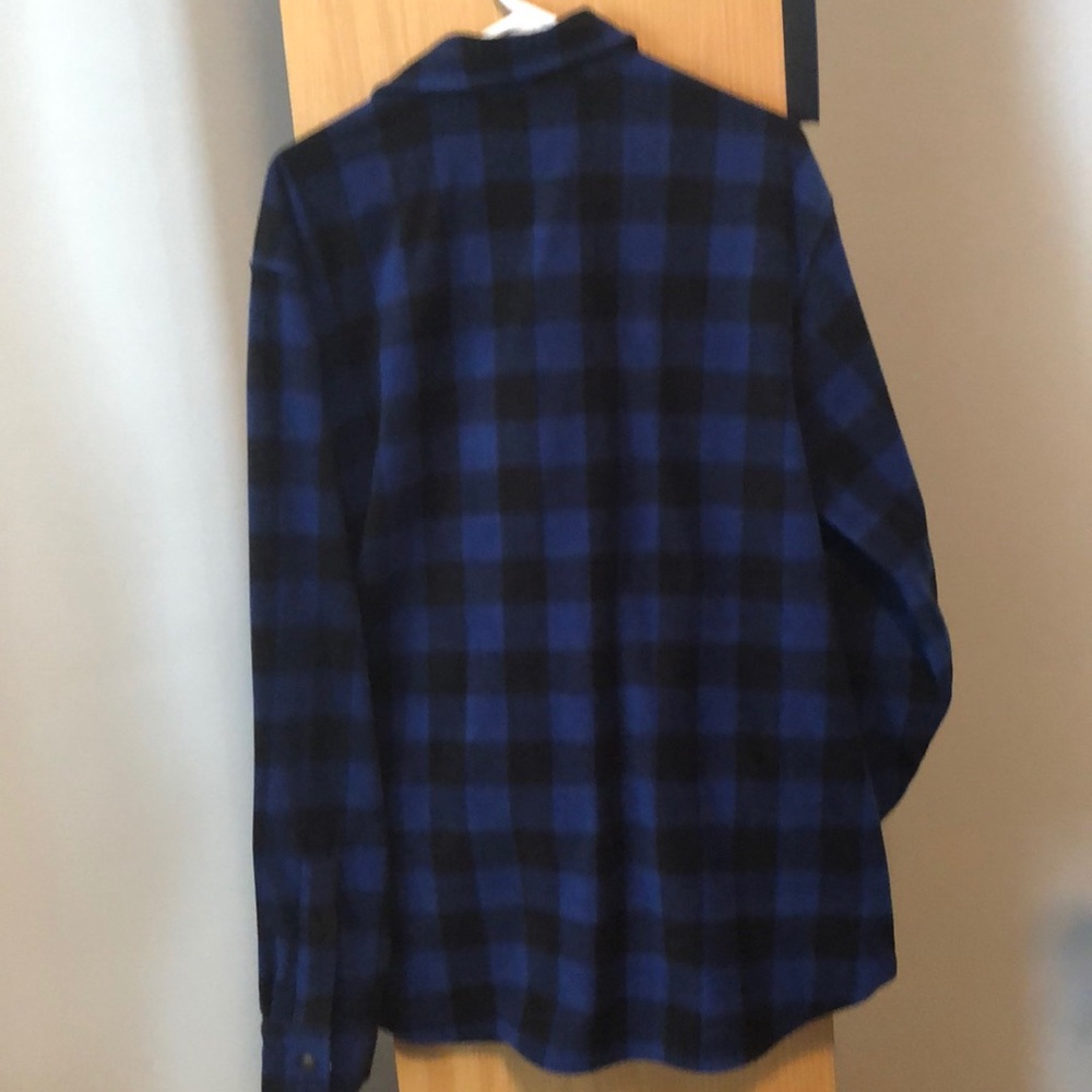 Chaps Flannel Button Down Like New - image 2